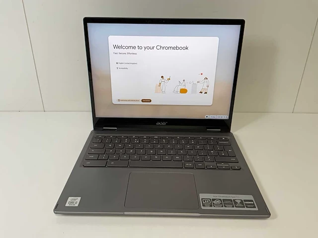 Acer cp713-2w 13.3”, core(tm) i3 10th gen, 8 gb ram, 128 gb ssd touchscreen chromebooks (2x) - afbeelding 8 van  14