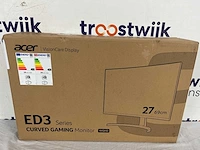 Acer ed3 ed273uabmiipx 68,6 cm (27) led zwart - afbeelding 2 van  2