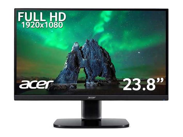 Acer ka240ybi 24´´ fhd led monitor 75hz black - afbeelding 1 van  2