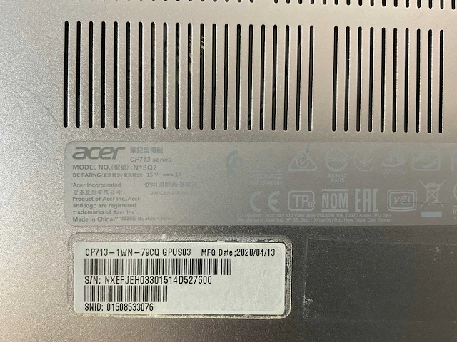 Acer n18q2 spin 13” chromebooks - check description (2x) - afbeelding 17 van  17