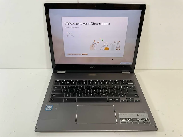 Acer n18q2 spin 13”, core(tm) i5 8th gen, 8 gb ram, 64 gb ssd chromebooks (2x) - afbeelding 2 van  16