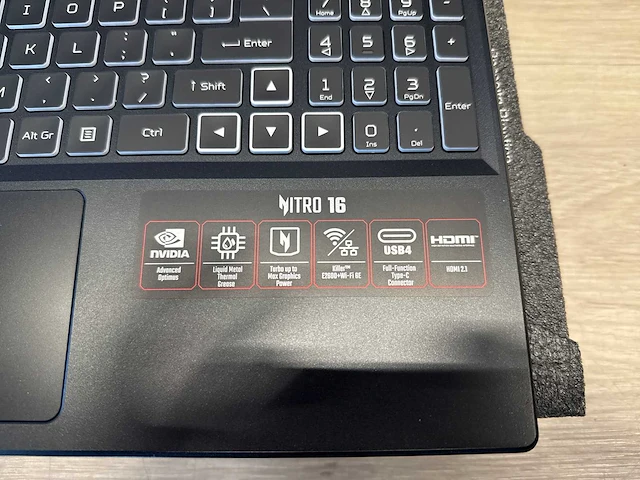 Acer nitro 16 gaming laptop - amd ryzen 7 7735hs - afbeelding 12 van  15