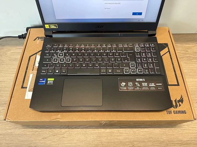 Acer nitro 5 an515-57-930s gaming laptop - afbeelding 6 van  11