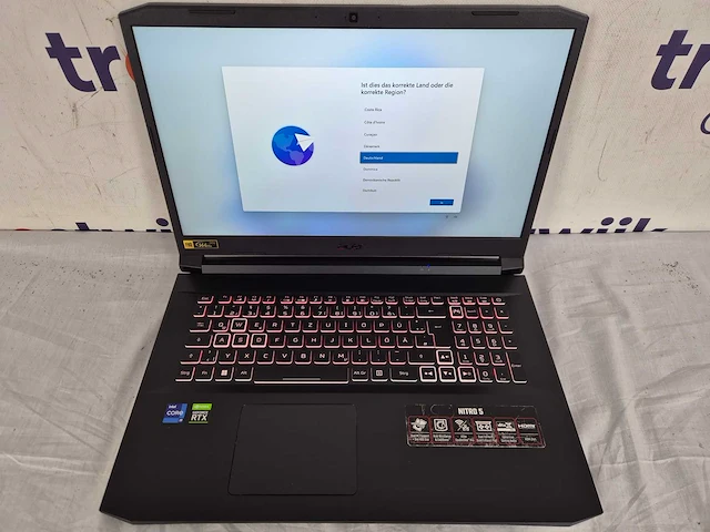 Acer nitro 5 an517-54-90m0 intel® core™ i9 i9-11900h laptop - afbeelding 3 van  5