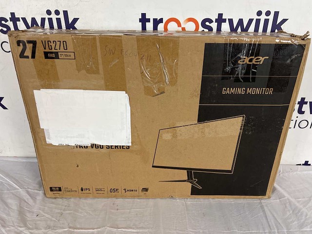 Acer nitro vg0 vg270 led display 68,6 cm (27") 1920 x 1080 pixels full hd zwart - afbeelding 2 van  2