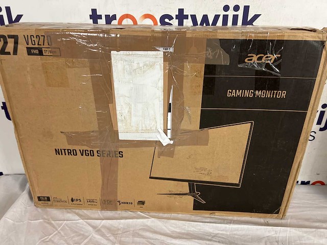 Acer nitro vg0 vg270 led display 68,6 cm (27") 1920 x 1080 pixels full hd zwart - afbeelding 2 van  2