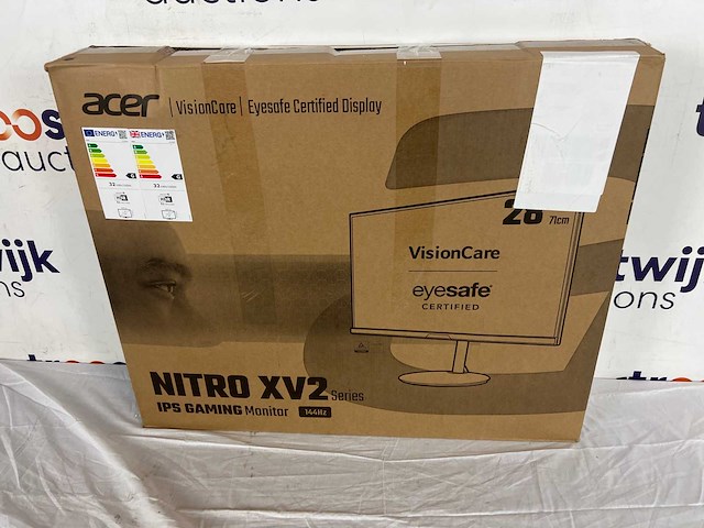 Acer nitro xv2 xv282kkvbmiipruzx led display 71,1 cm (28") 3840 x 2160 pixels 4k ultra hd zwart - afbeelding 2 van  2
