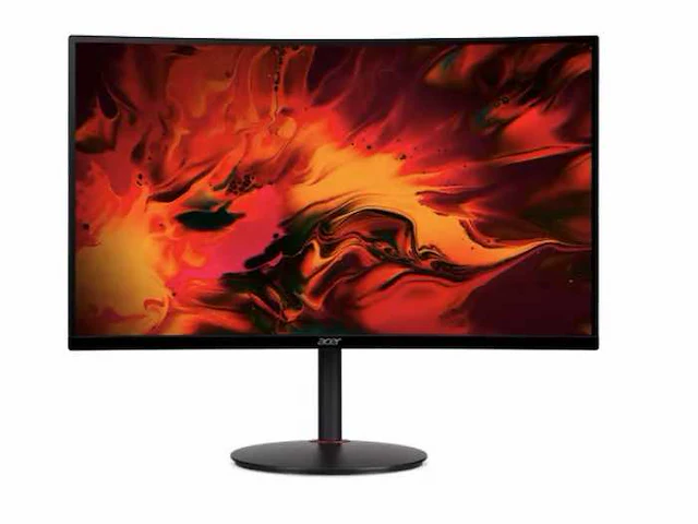 Acer nitro xz0 gamemonitor met gebogen scherm |xz270x | zwart - afbeelding 1 van  2