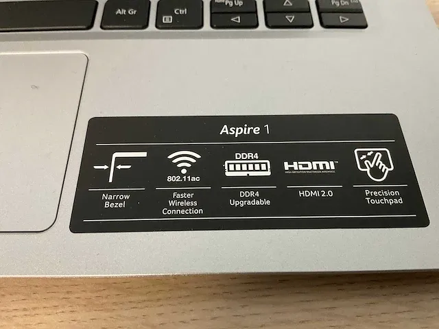 Acer notebook aspire 1 a114-33-c0l1 (reparatieproduct) - afbeelding 3 van  6