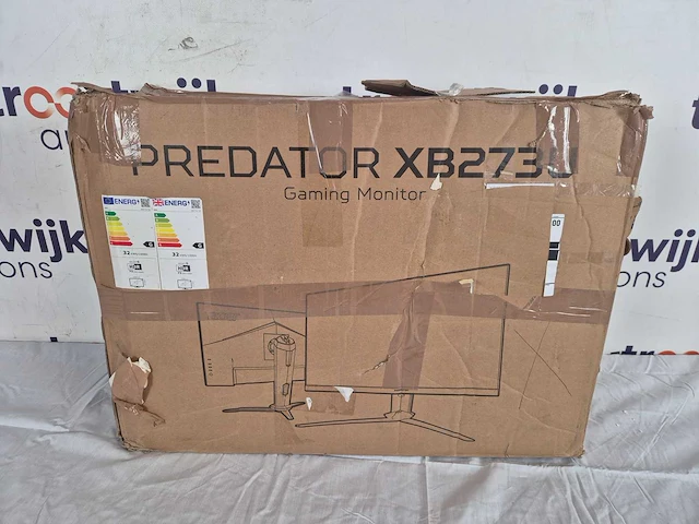 Acer predator xb273ugx - like new - afbeelding 2 van  2
