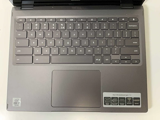 Acer spin 713 13.3”, core(tm) i7 10th gen, 16 gb ram, 128 gb ssd touchscreen chromebook - afbeelding 4 van  7