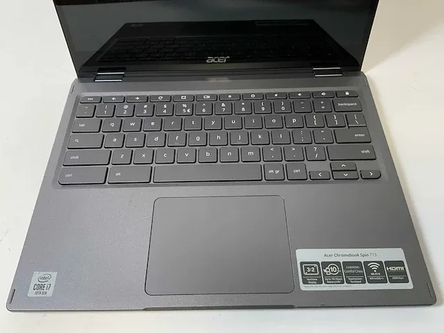 Acer spin 713 14”, core(tm) i7 10th gen, 16 gb ram, 120 gb ssd chromebook - afbeelding 4 van  6