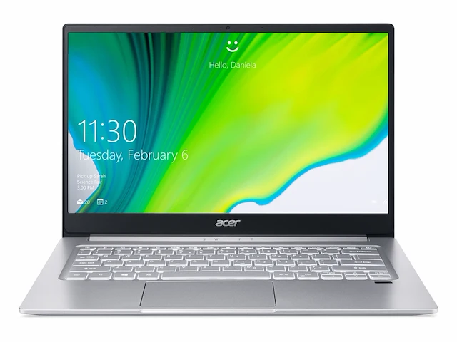 Acer swift 3 sf314-42-r4vx notebook zilver 14" 1920 x 1080 pixels amd ryzen 5 8 gb lpddr4-sdram 512 gb ssd azerty - afbeelding 1 van  6
