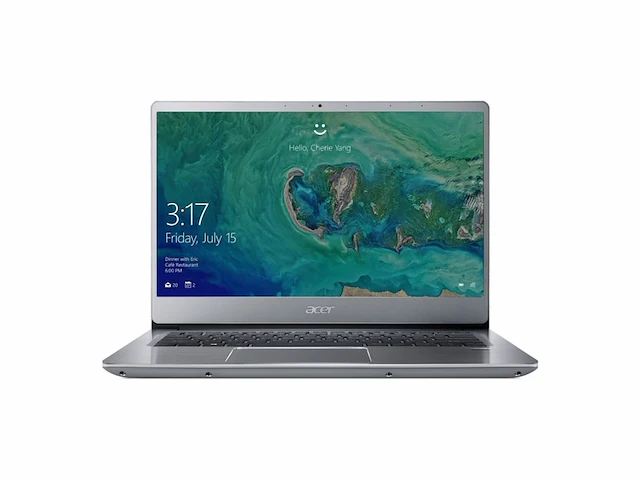 Acer swift 3 sf314-56-5427 14" laptop intel core i5-8265u 8gb 256gb intel uhd graphics 620 zilver qwerty - afbeelding 1 van  1