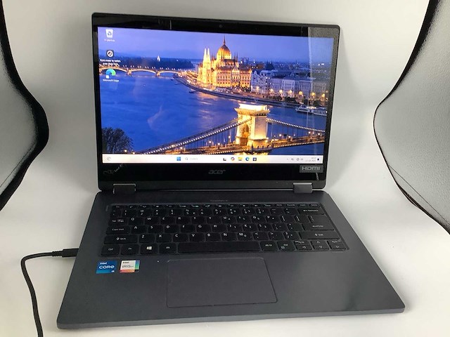 Acer travelmate spin tmp414rn-51 laptop - afbeelding 2 van  7