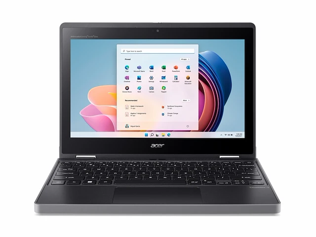 Acer travelmate tmb311r33c4jy laptop intel n 295 cm (11.6) 1366 x 768 pixels 4 gb 64 gb zwart azerty - afbeelding 1 van  4