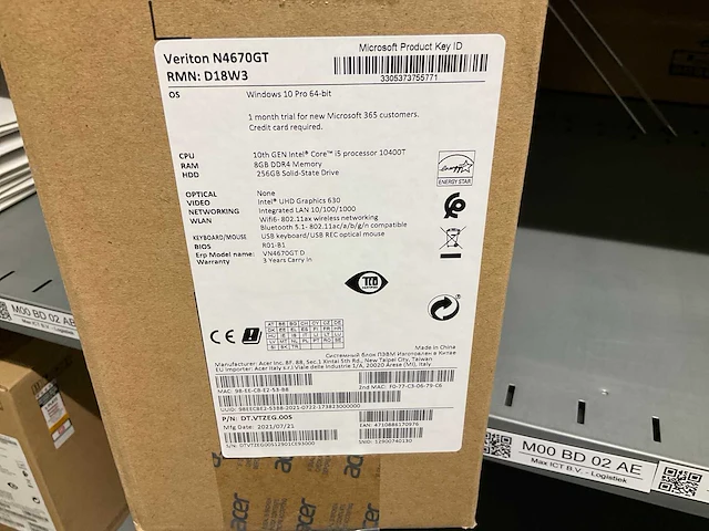 Acer veriton n4670gt mini pc - afbeelding 3 van  3