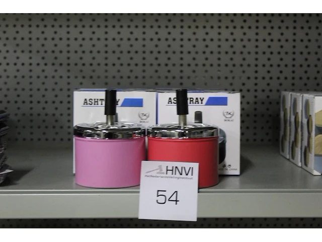 Acht asbakken ashtray bokai in diverse kleuren - afbeelding 1 van  2