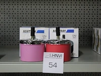 Acht asbakken ashtray bokai in diverse kleuren - afbeelding 1 van  2