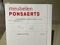 Achterwand met bedkast - afbeelding 6 van  6