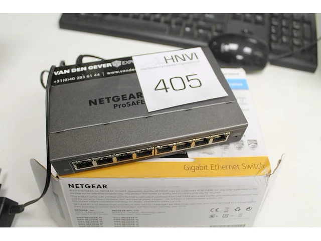 Achtpoorts switch netgear pro safe plus gs 108e. - afbeelding 1 van  1