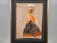 Acryl schilderij, maya wildevuur (1944-2023), 2002 - afbeelding 2 van  9