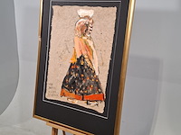 Acryl schilderij, maya wildevuur (1944-2023), 2002 - afbeelding 4 van  9