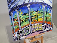 Acryl schilderij, maya wildevuur (1944-2023), 2006 - afbeelding 3 van  7