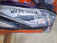 Acryl schilderij, maya wildevuur (1944-2023), 2006 - afbeelding 5 van  7