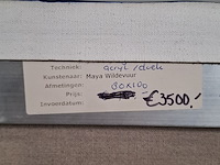 Acryl schilderij, maya wildevuur (1944-2023), 2006 - afbeelding 7 van  7