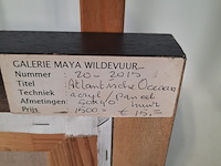 Acryl schilderij, maya wildevuur (1944-2023), atlantische oceaan, 2015 - afbeelding 8 van  8