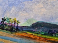 Acryl schilderij maya wildevuur (1944-2023), azazone, bouwjaar 2015 - afbeelding 6 van  10