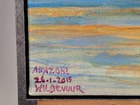 Acryl schilderij maya wildevuur (1944-2023), azazone, bouwjaar 2015 - afbeelding 8 van  10