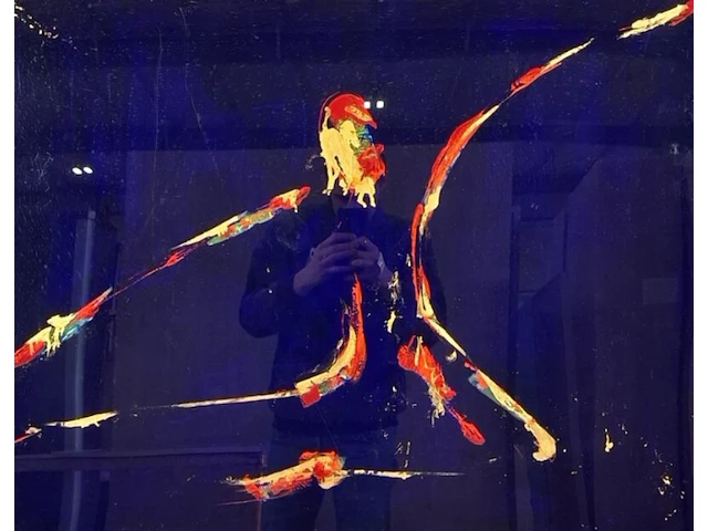 Acryl schilderij maya wildevuur (1944-2023), danser - afbeelding 1 van  8