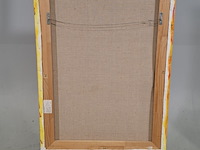 Acryl schilderij, maya wildevuur (1944-2023), dora in giglio, 2004 - afbeelding 7 van  8