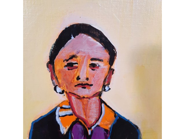 Acryl schilderij, maya wildevuur (1944-2023), enise, 2010 - afbeelding 6 van  9