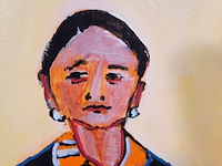 Acryl schilderij, maya wildevuur (1944-2023), enise, 2010 - afbeelding 6 van  9