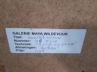 Acryl schilderij, maya wildevuur (1944-2023), enise, 2010 - afbeelding 9 van  9
