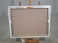 Acryl schilderij, maya wildevuur (1944-2023), frankrijk pourpry, 2006 - afbeelding 7 van  8