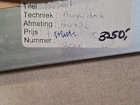 Acryl schilderij, maya wildevuur (1944-2023), geit, 2001 - afbeelding 8 van  8