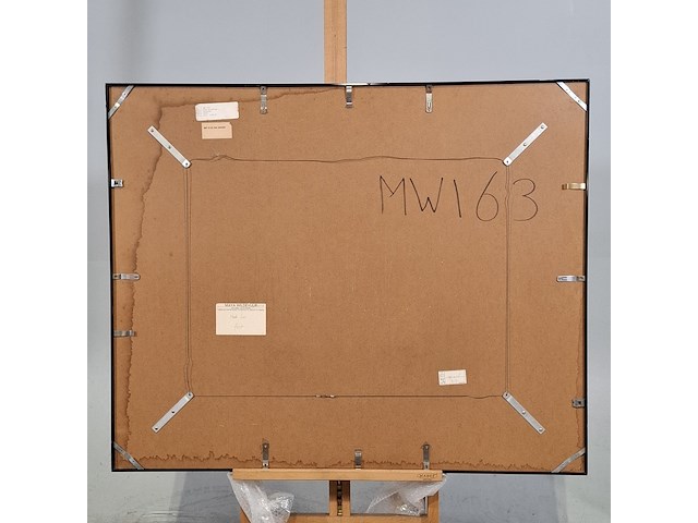 Acryl schilderij, maya wildevuur (1944-2023), heidekas, 1991 - afbeelding 8 van  9