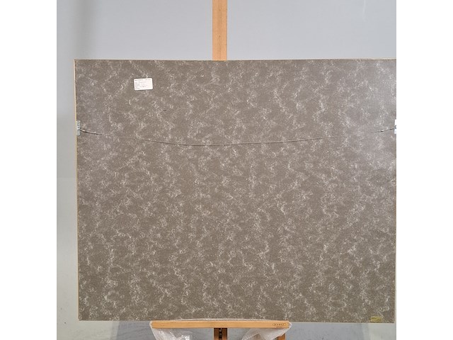 Acryl schilderij, maya wildevuur (1944-2023), klaprozen, 1997 - afbeelding 7 van  8