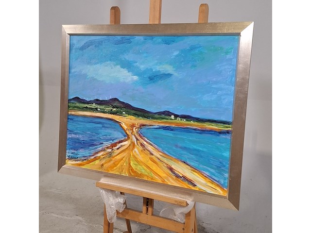 Acryl schilderij, maya wildevuur (1944-2023), la franqui, 2008 - afbeelding 4 van  9