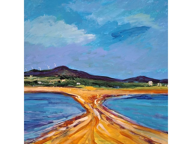 Acryl schilderij, maya wildevuur (1944-2023), la franqui, 2008 - afbeelding 7 van  9