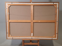 Acryl schilderij, maya wildevuur (1944-2023), landschap, 1999 - afbeelding 7 van  8