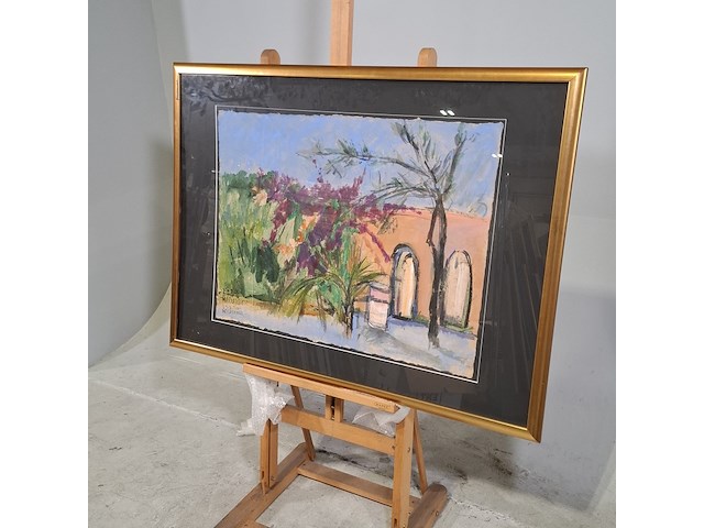 Acryl schilderij, maya wildevuur (1944-2023), marakesh marokko, 2002 - afbeelding 6 van  11