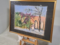 Acryl schilderij, maya wildevuur (1944-2023), marakesh marokko, 2002 - afbeelding 6 van  11