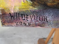 Acryl schilderij, maya wildevuur (1944-2023), marktvrouw - afbeelding 6 van  9