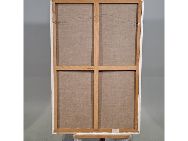 Acryl schilderij, maya wildevuur (1944-2023), marktvrouw - afbeelding 8 van  9