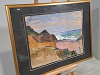 Acryl schilderij, maya wildevuur (1944-2023), marokko, 2002 - afbeelding 3 van  9